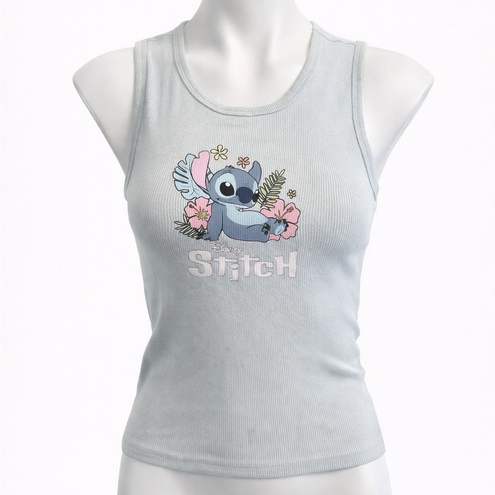 Disney Stitch juniors ribbed tank